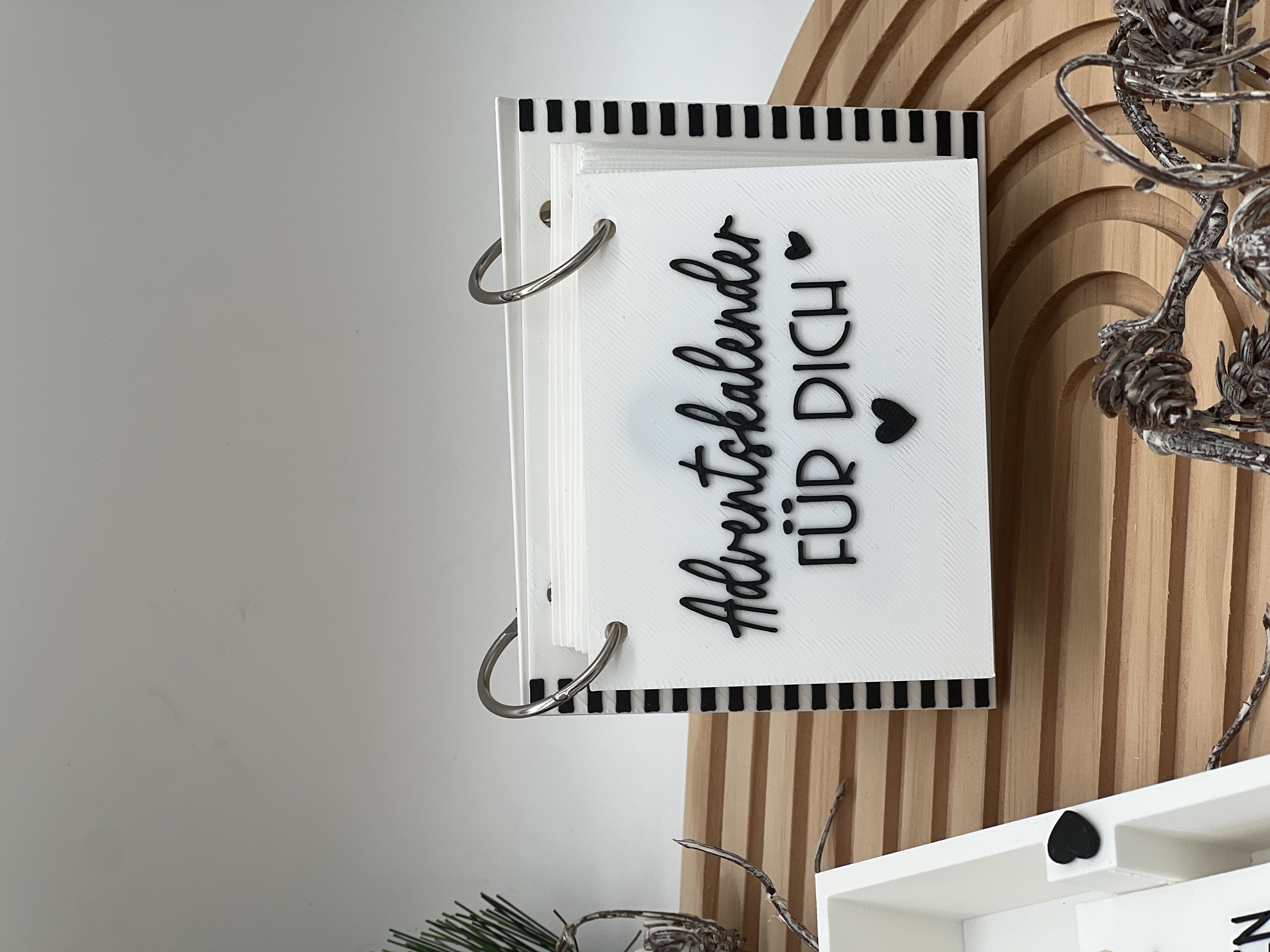 Adventskalender für Dich - 24 Kärtchenmit Botschaften