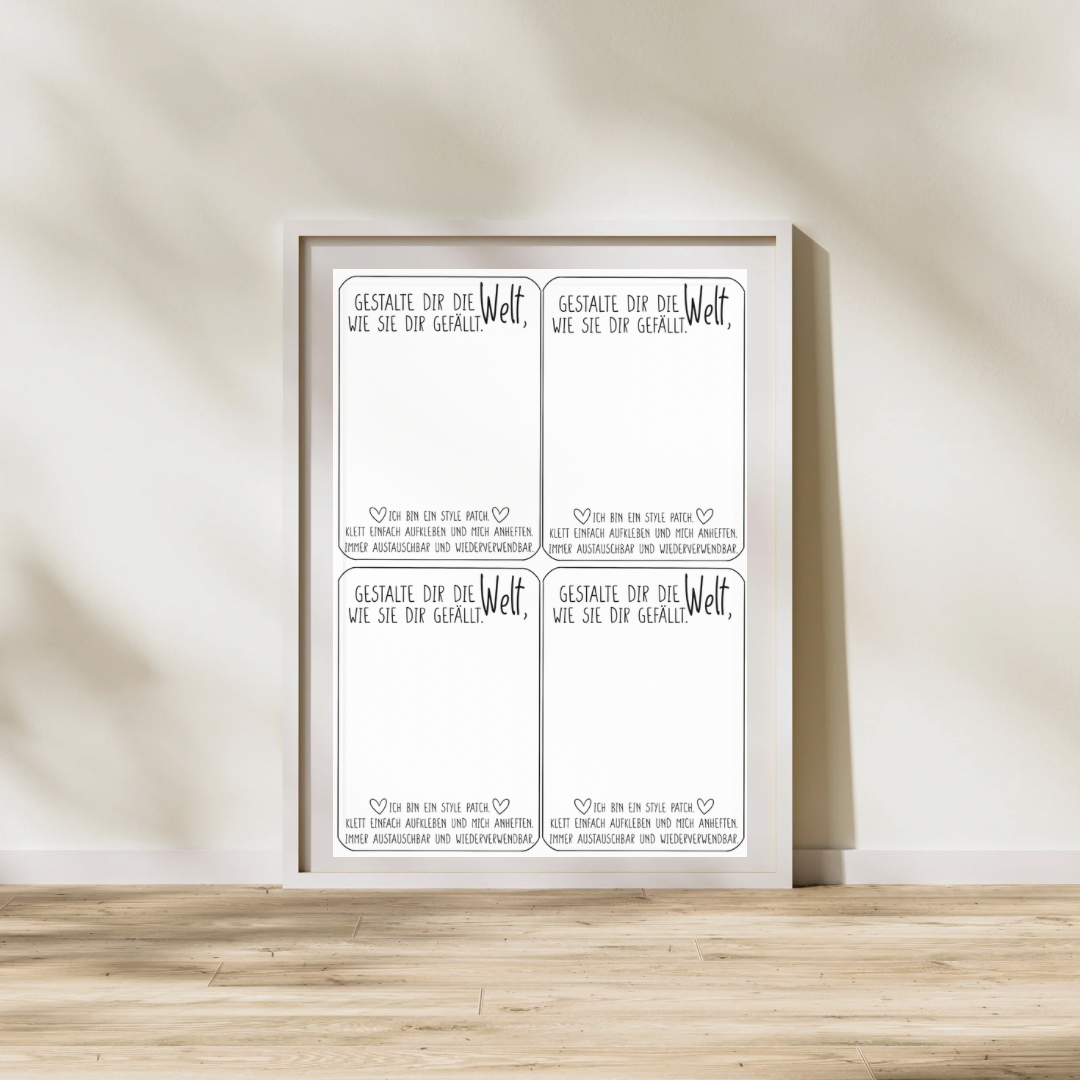 Produktkarte Klett Patches/Style Patches  inkl. Lizenz