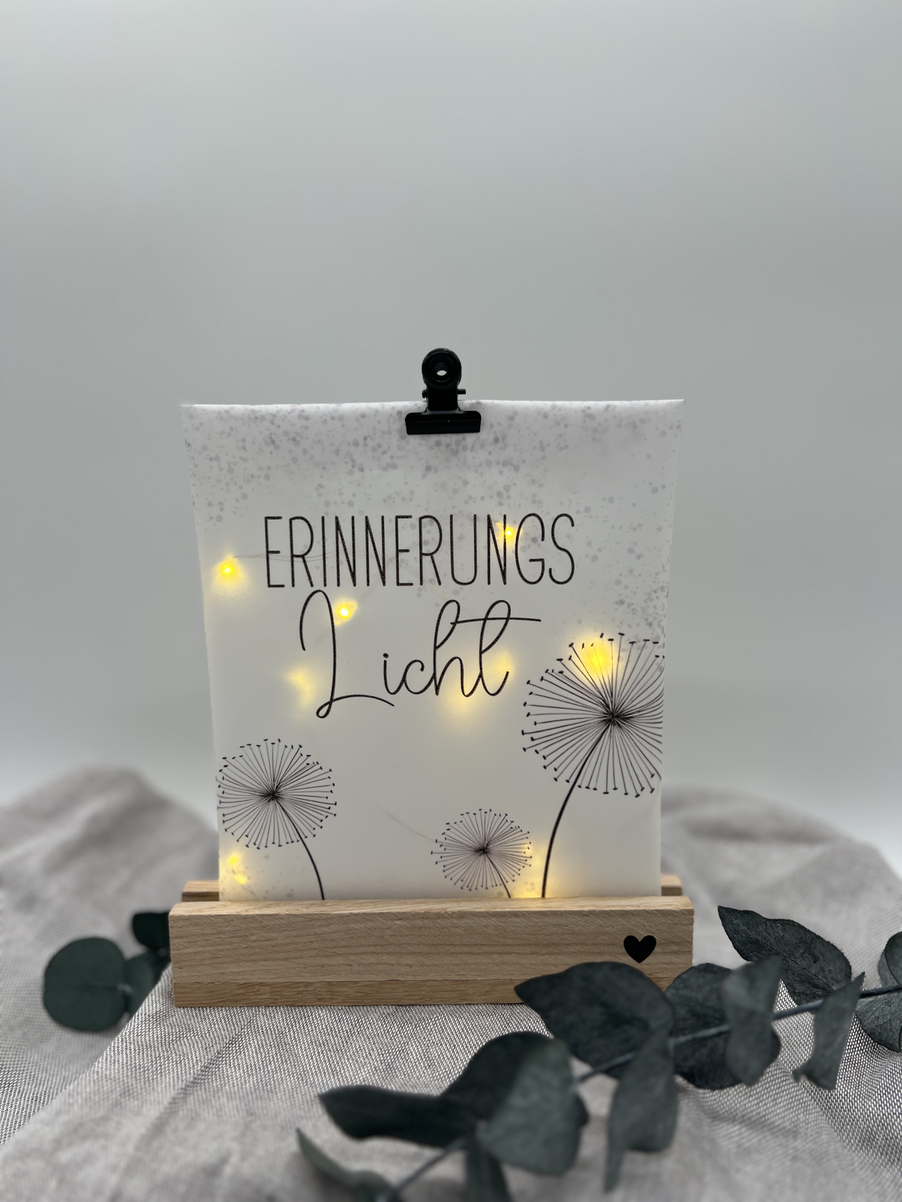 Lichttüte Erinnerungslicht 