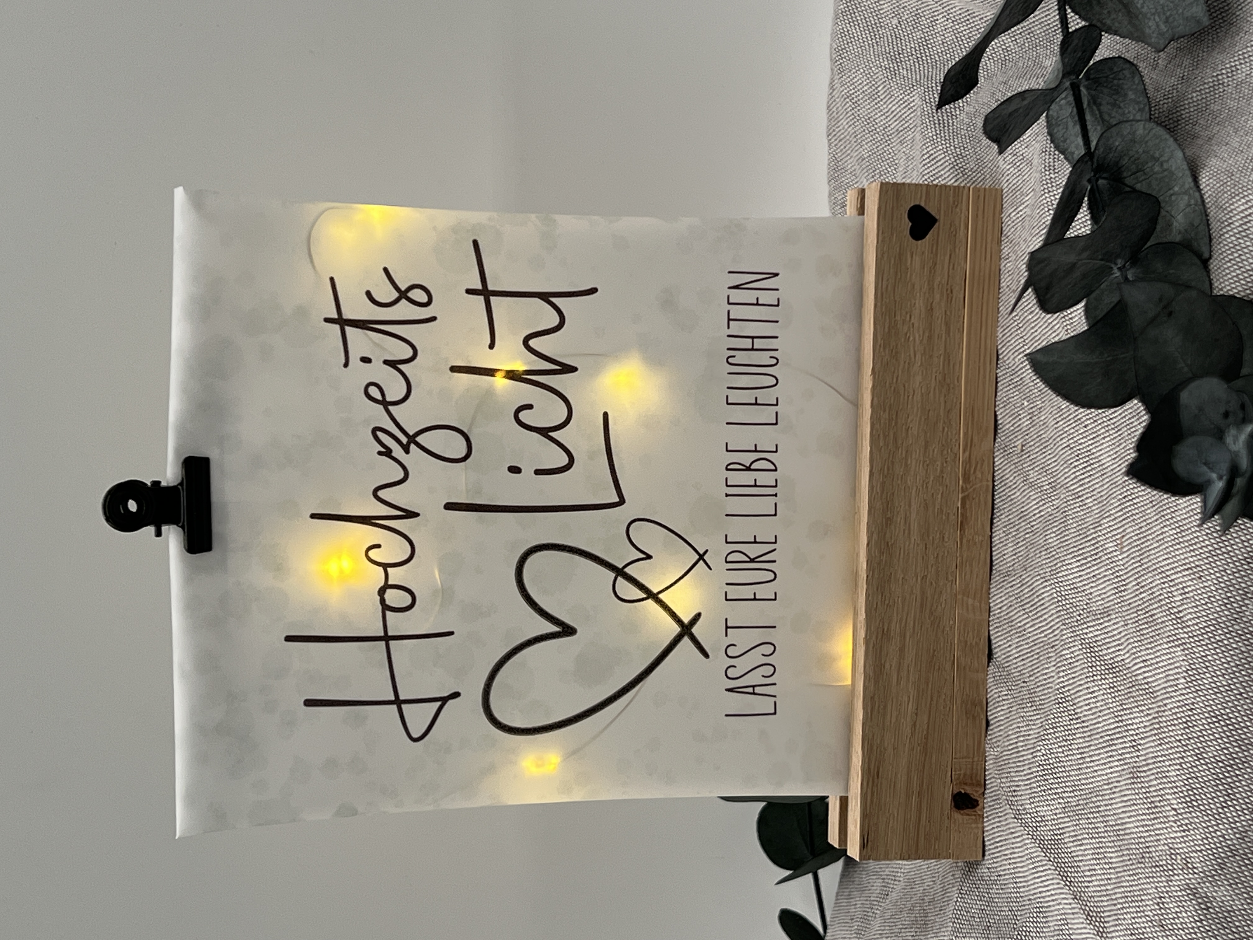 Lichttüte Hochzeitslicht