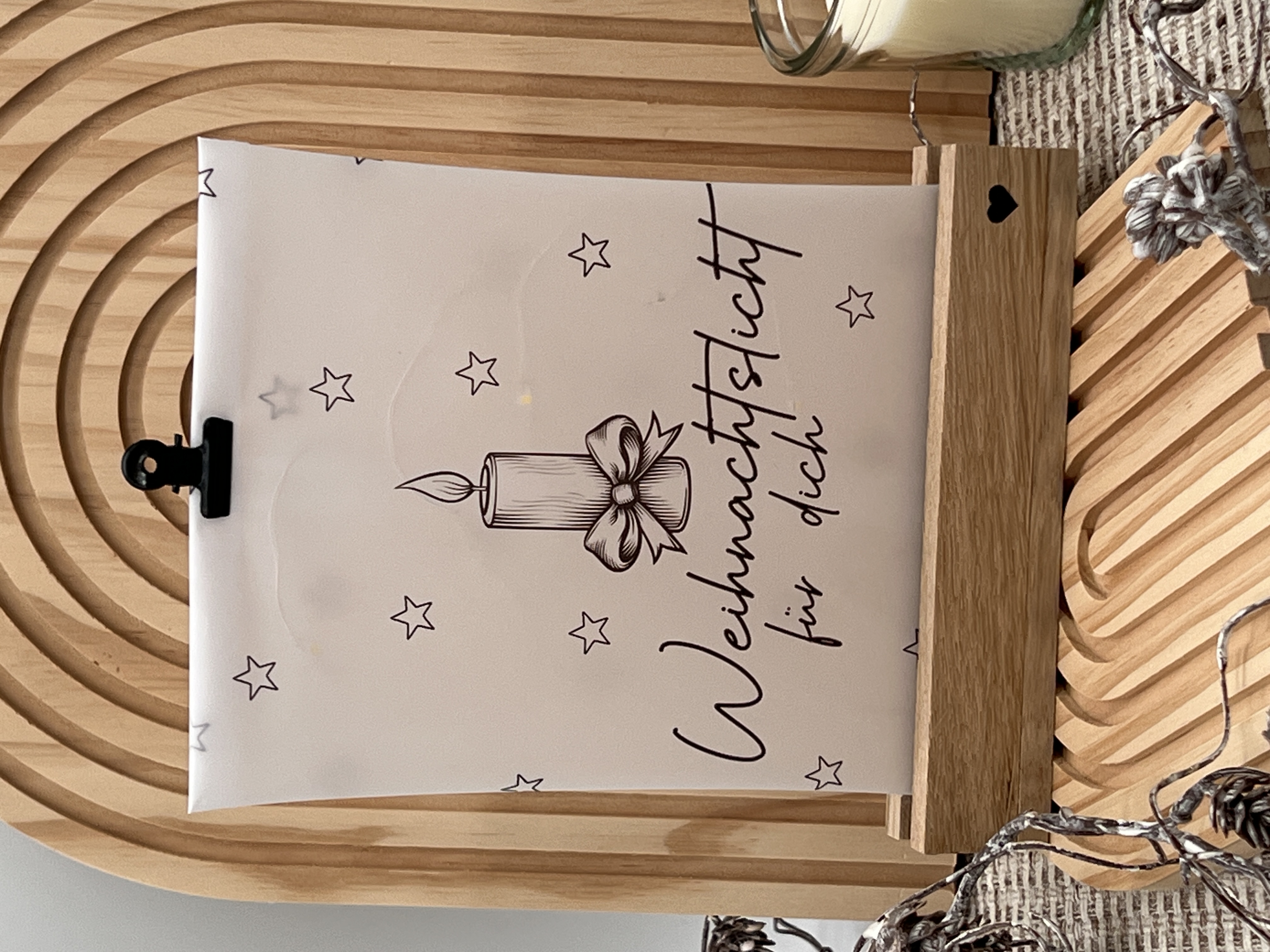 Lichttüte "Weihnachtslicht für dich"