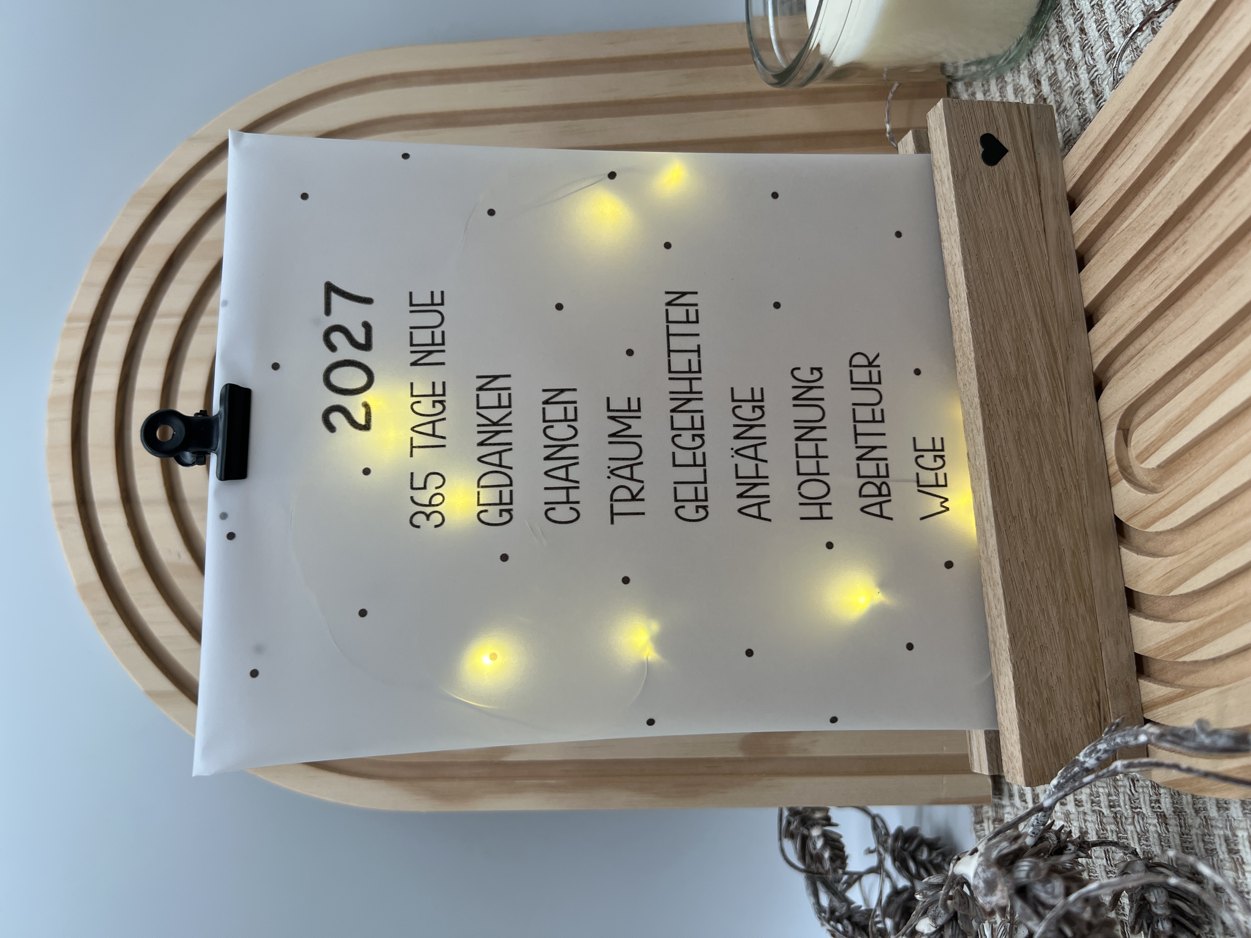 Lichttüte „2027“ – Stimmungsvolle Silvesterdeko mit LED-Licht