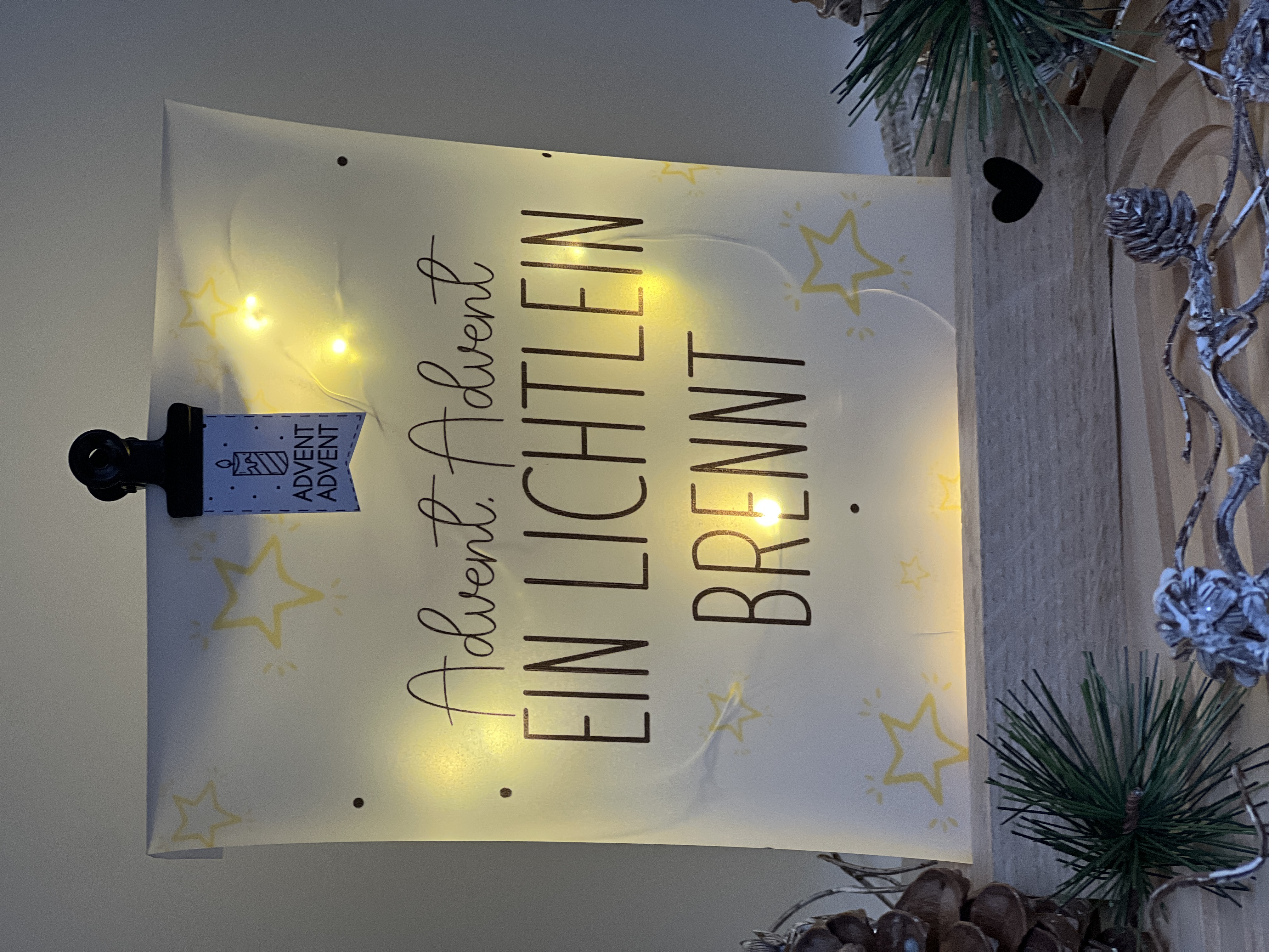 Lichttüte Advent Druckvorlage PDF inkl. Lizenz kleingewerblich