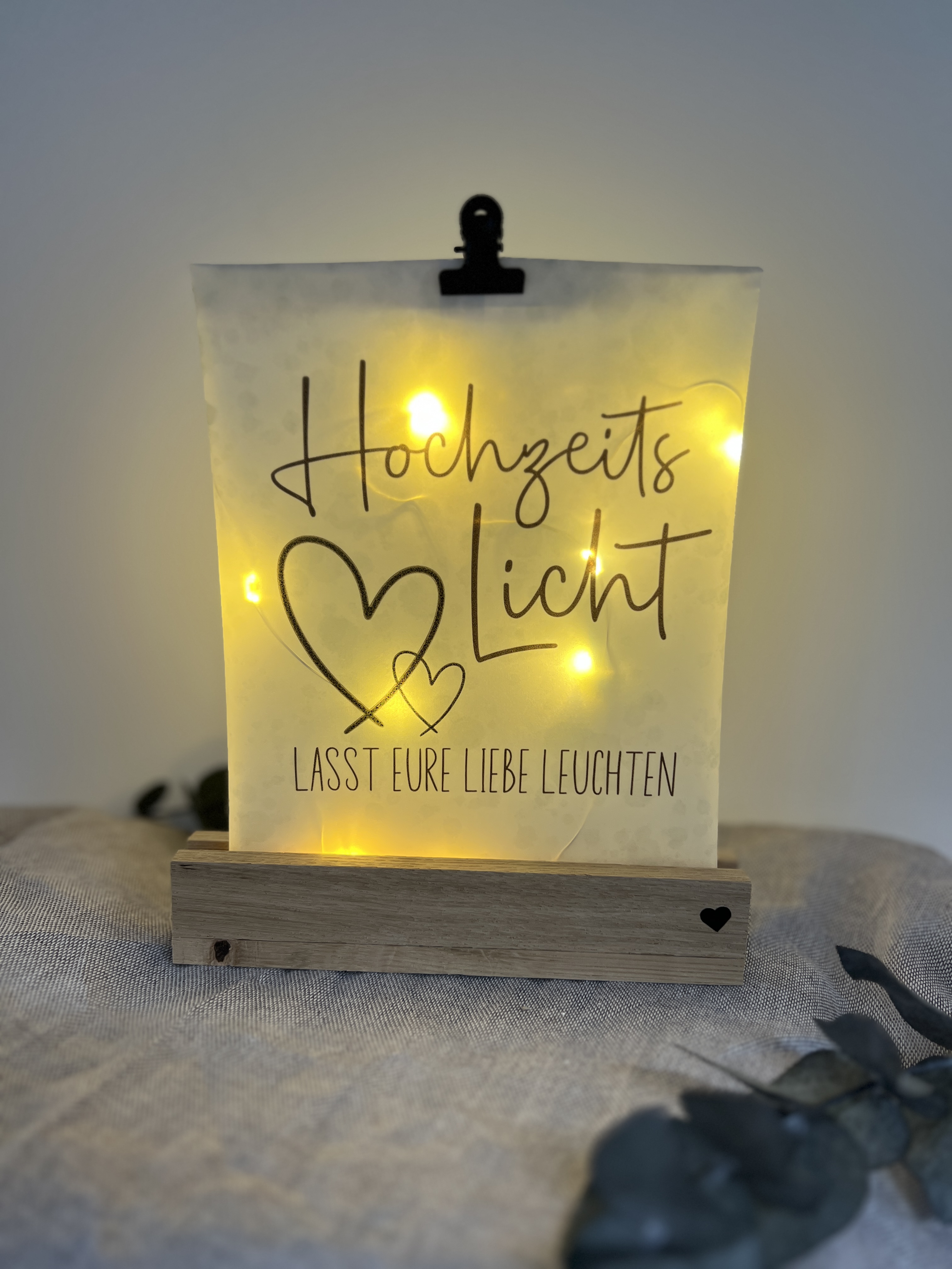 Lichttüte Hochzeitslicht
